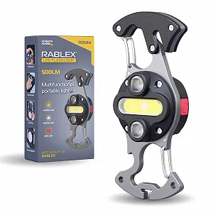 Міні LED робочий ліхтар RB564, 500 люмен, USB-C, 6 режимів освітлення та магнітна основа - Фото 1