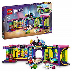 Конструктор LEGO 41708 Friends Rollschuhdisco с Аркадой и Боулингом в комплекте с 3 Мини-Куклами Андреа, Эвелин и Джексон для детей от 7 лет - Фото 1