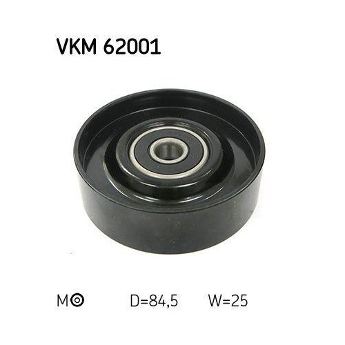 Натяжитель поликлинового ремня SKF VKM 62001 для NISSAN, фото №2