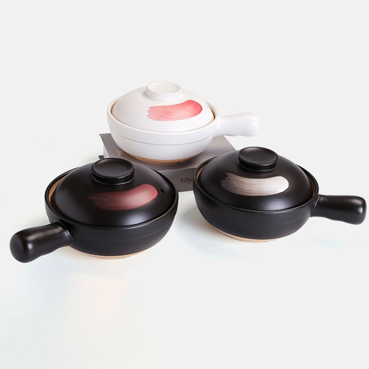 Ківш для тушкування маленький з плоским дном термостійкий антиковзний дизайн, фото №9