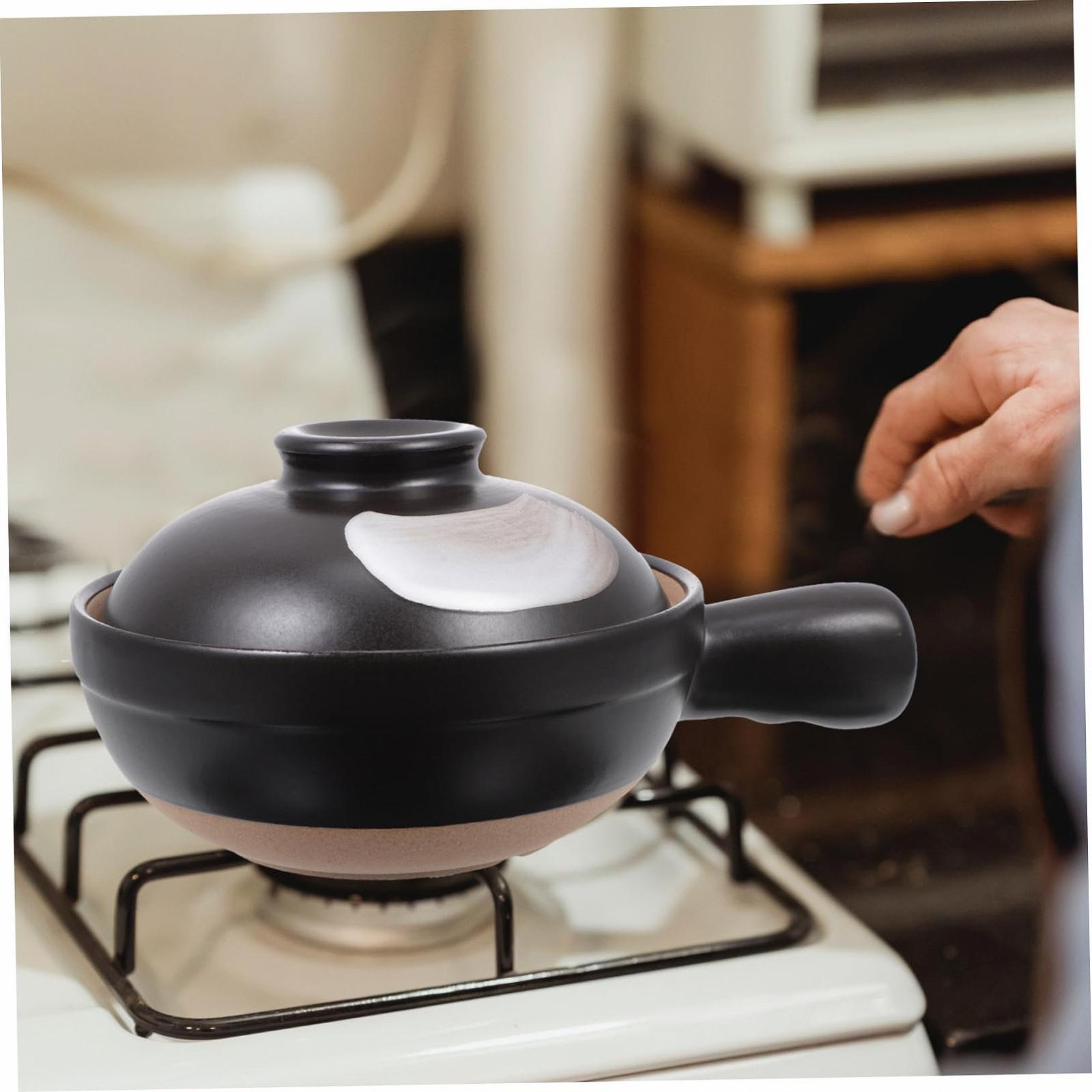 Порцеляновий Ківш TOYANDONA з однією ручкою термостійкий для супів та тушкування, фото №3