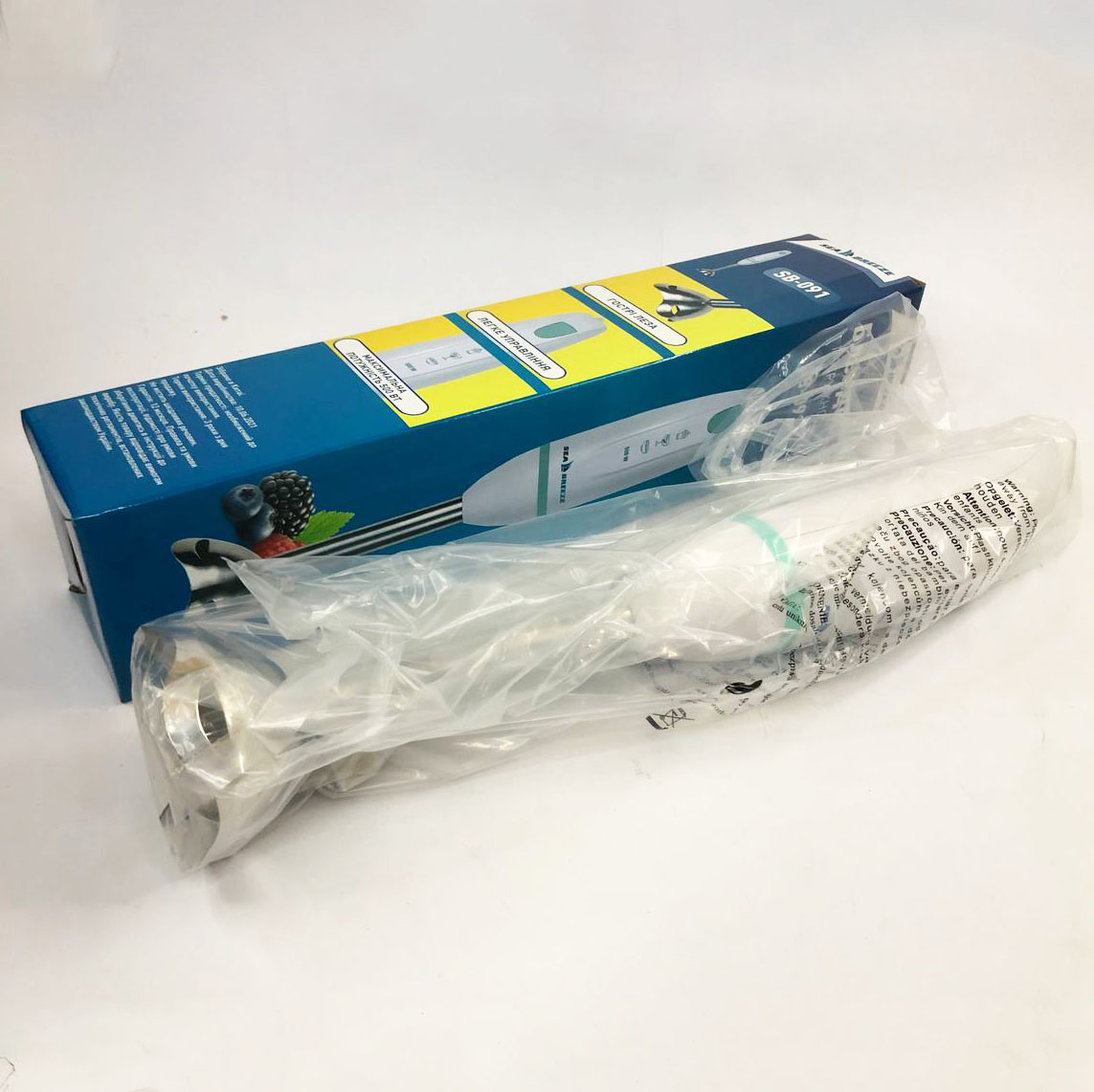 Блендер/Міксер занурювальний Sea Breeze SB-091, 500Вт, фото №7 Блендер/Міксер занурювальний Sea Breeze SB-091, 500Вт, фото №7