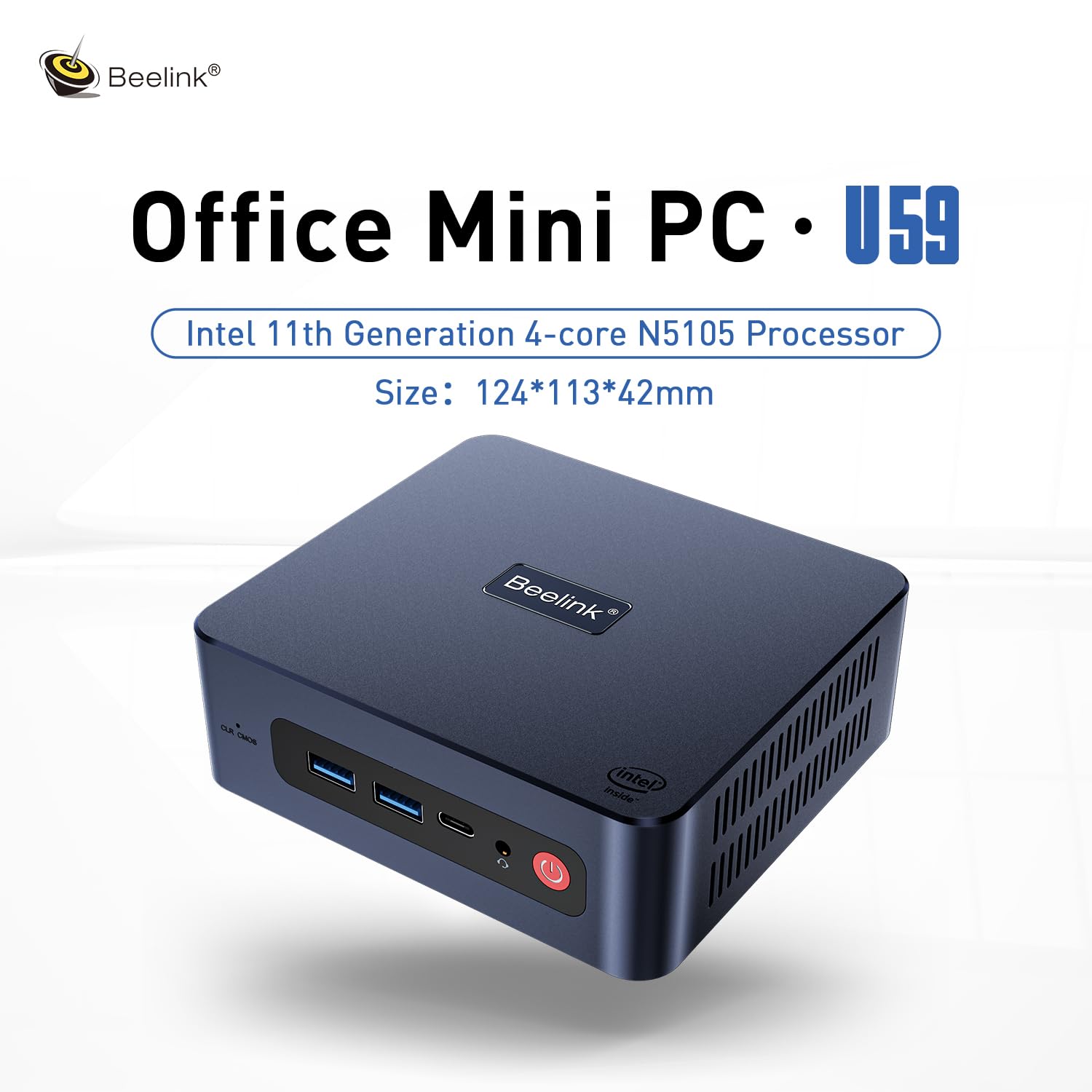 Міні ПК Beelink N5105 8G DDR+500G SSD, фото №2