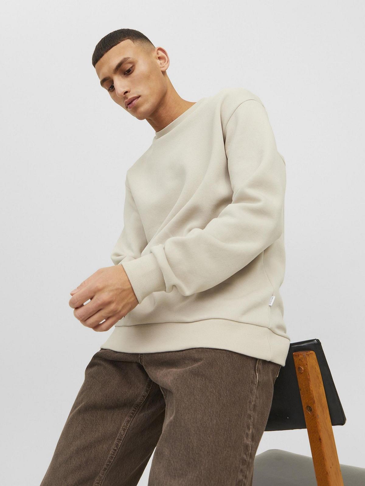 Чоловічий світшот JACK & JONES Однотонний світшот, фото №9