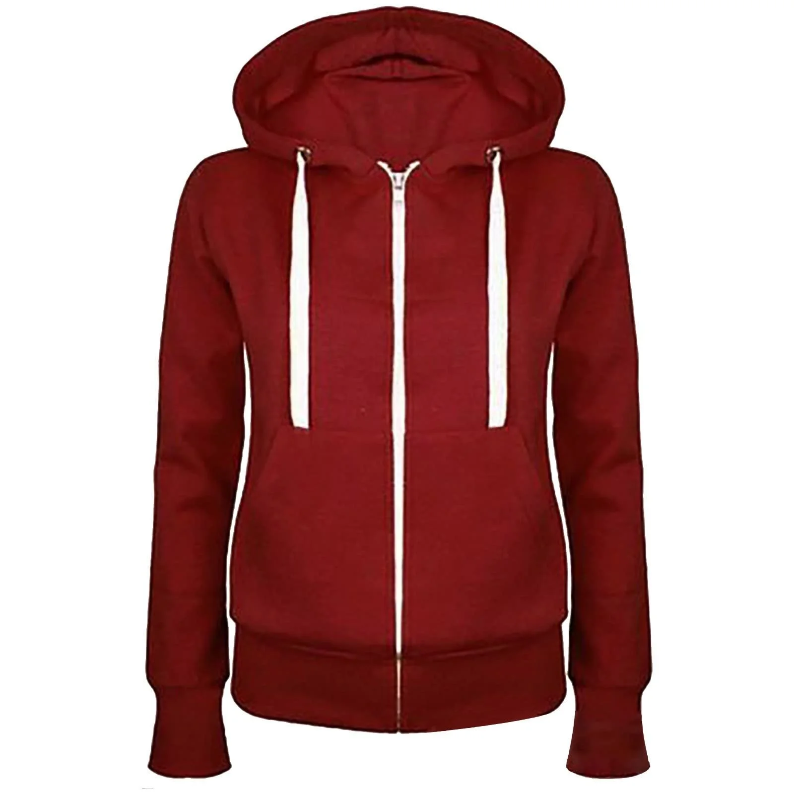 Жіноча Толстовка DRALOFAO на блискавці, бавовняна, фото №1 Жіноча Толстовка DRALOFAO на блискавці, бавовняна, фото №1