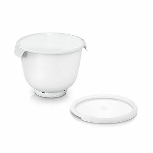Миска для смешивания пластиковая Bosch Series 6 MUZS6KR с крышкой и ручками 5.5 л BPA-Free - Фото 1