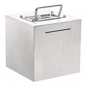 Скарбничка Edelstahl 15,2 см небитка з нержавіючої сталі велика - Фото 1