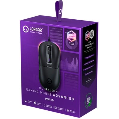 Мышка Lorgar MSA10 Ultralight USB Black (LRG-MSA10-BK), фото №10 Мышка Lorgar MSA10 Ultralight USB Black (LRG-MSA10-BK), фото №10