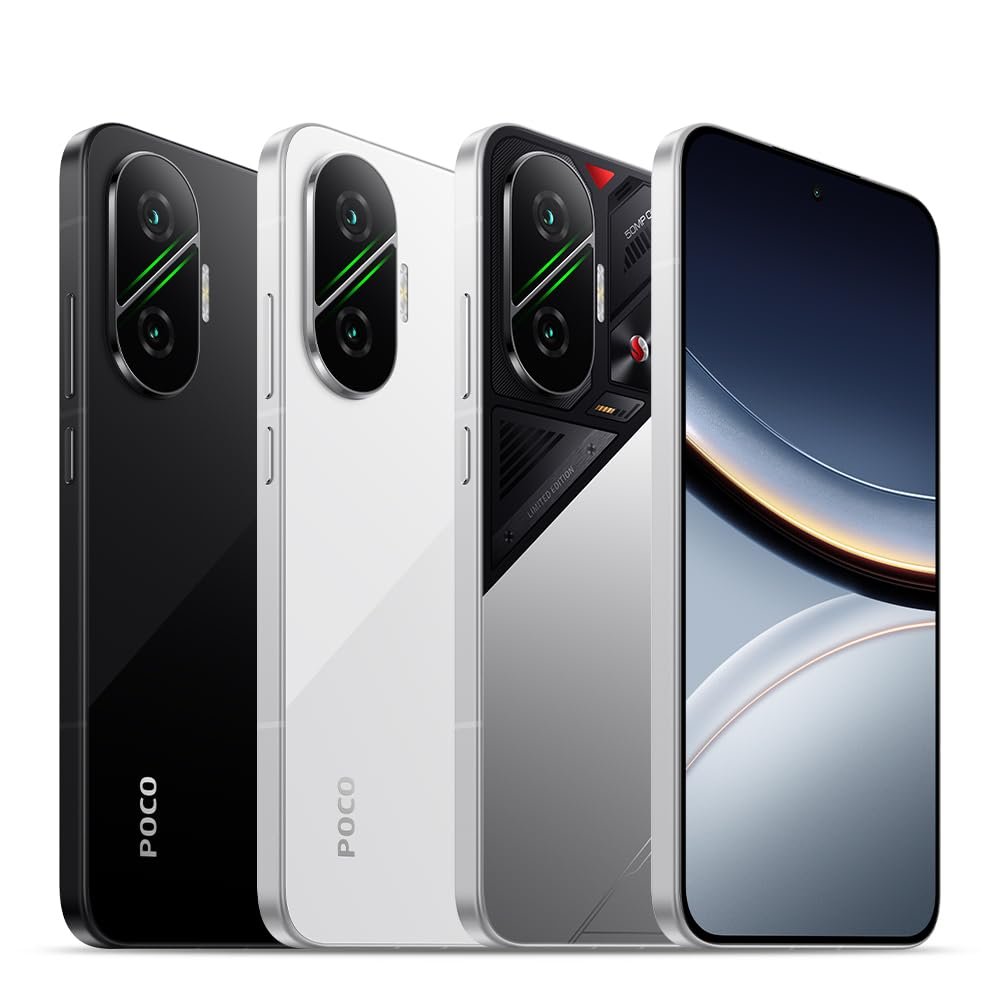 Смартфон XIAOMI Poco F7, 12 + 512 ГБ, Білий, Snapdragon 8s Gen 4, Акумулятор 6500 мАг, Камера Sony 50 Мп з OIS, Дисплей AMOLED 6,83 дюйми 1,5K 120 Гц, фото №4