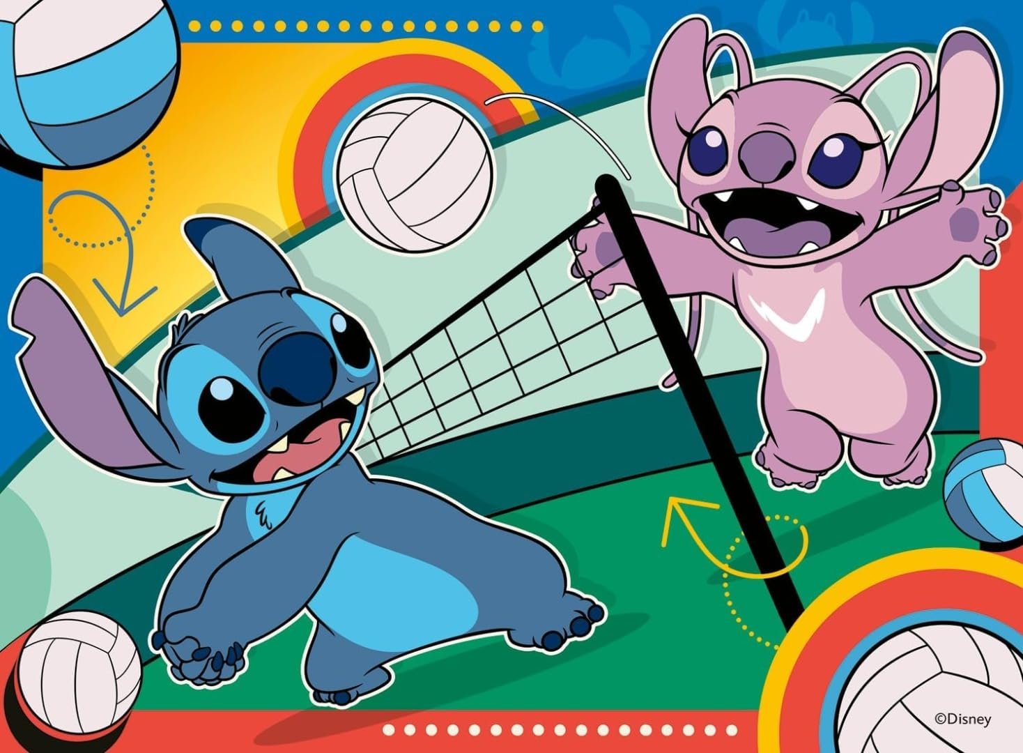 Пазл Ravensburger Disney Stitch 4 в 1 12+16+20+24 деталі 3+ 19 x 14 см, фото №4