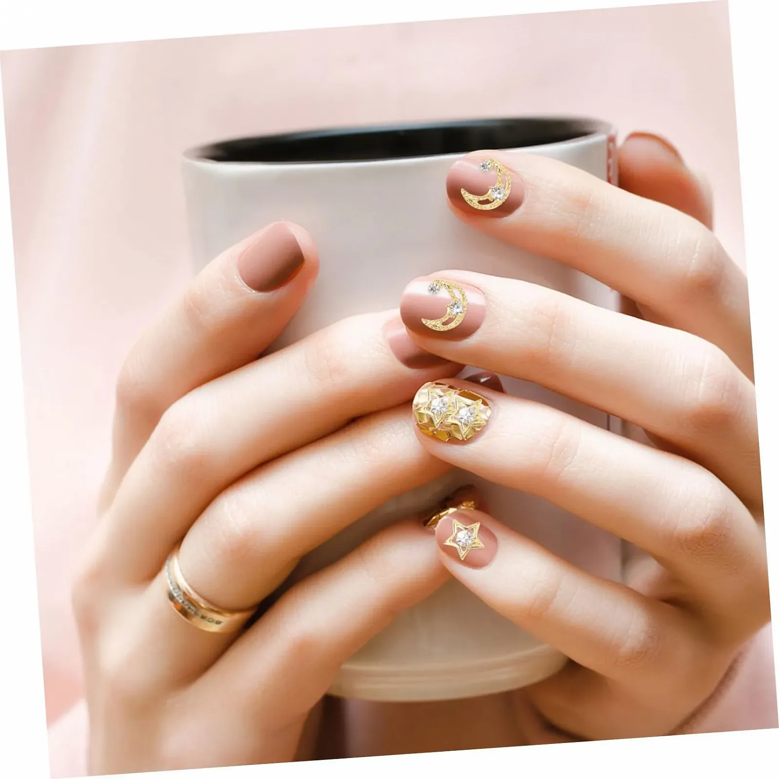 Украшения для ногтей FRCOLOR Луна и Звезда 90 шт, фото №6