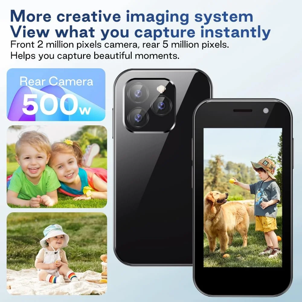 Смартфон Zokoe XS14Pro 3" 3/64GB 2000 мАг 4G Чорний, фото №5