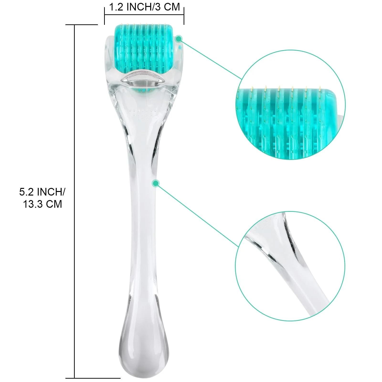 Derma Roller 0.3 мм, система мікроголок для шкіри, проти старіння, від прищів, розтяжок, целюліту, фото №3