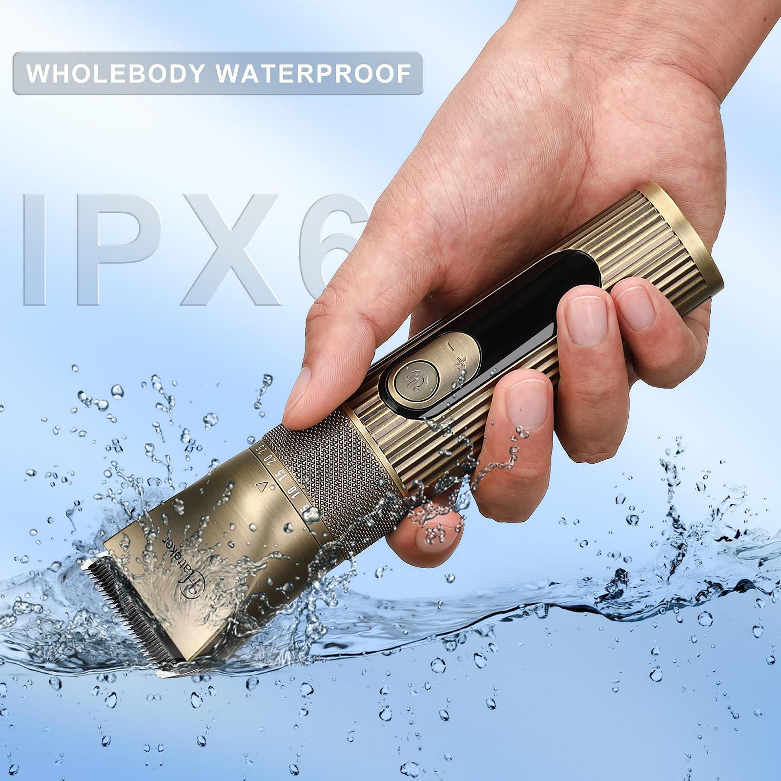 Триммер для бороды Hatteker Professional 4 в 1 аккумуляторный водонепроницаемый IPX6, фото №7 Триммер для бороды Hatteker Professional 4 в 1 аккумуляторный водонепроницаемый IPX6, фото №7
