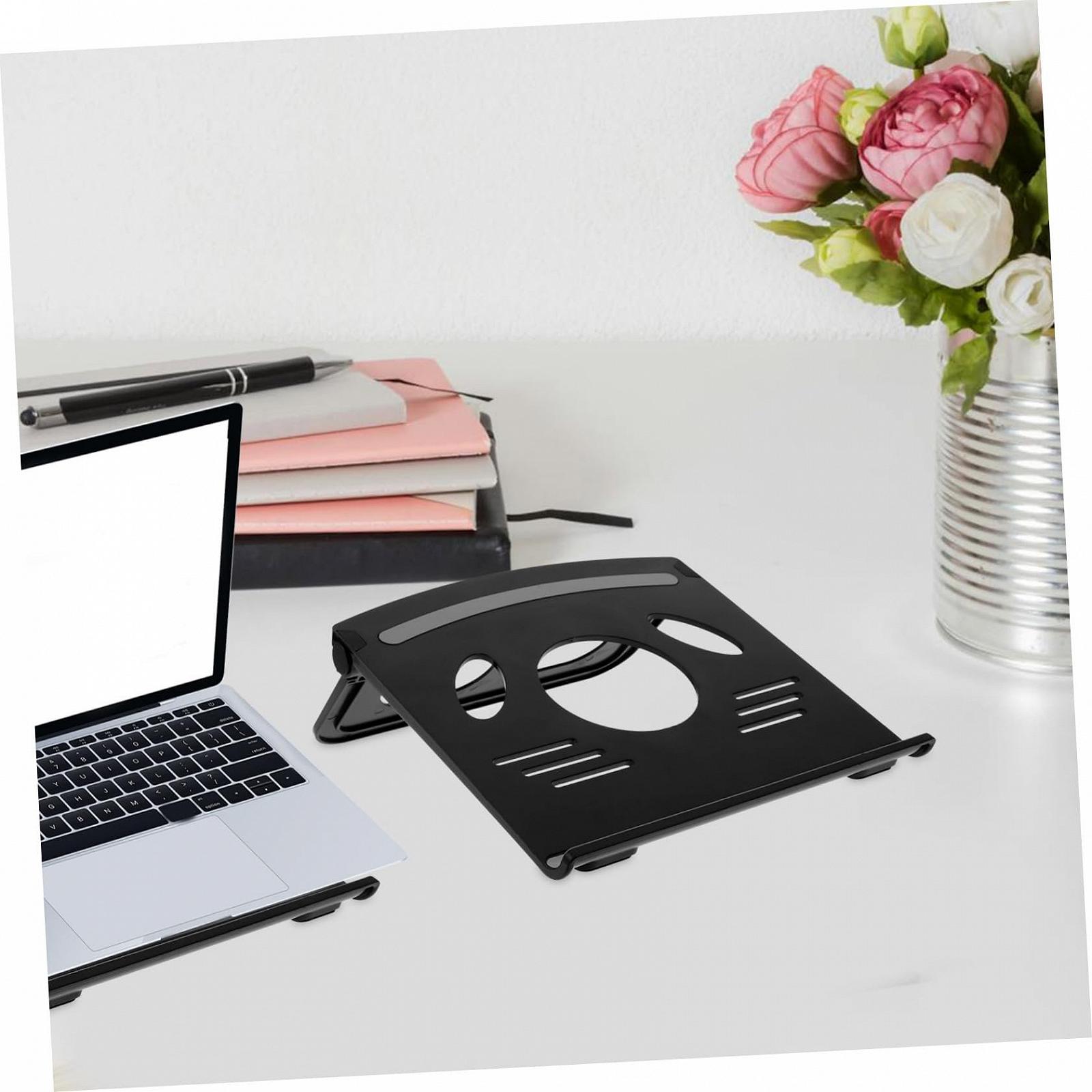 Підставка для ноутбука Toddmomy складана ABS і силікон з вентильованим дизайном для офісу та подорожей, сумісна з планшетами та ноутбуками, фото №2 Підставка для ноутбука Toddmomy складана ABS і силікон з вентильованим дизайном для офісу та подорожей, сумісна з планшетами та ноутбуками, фото №2