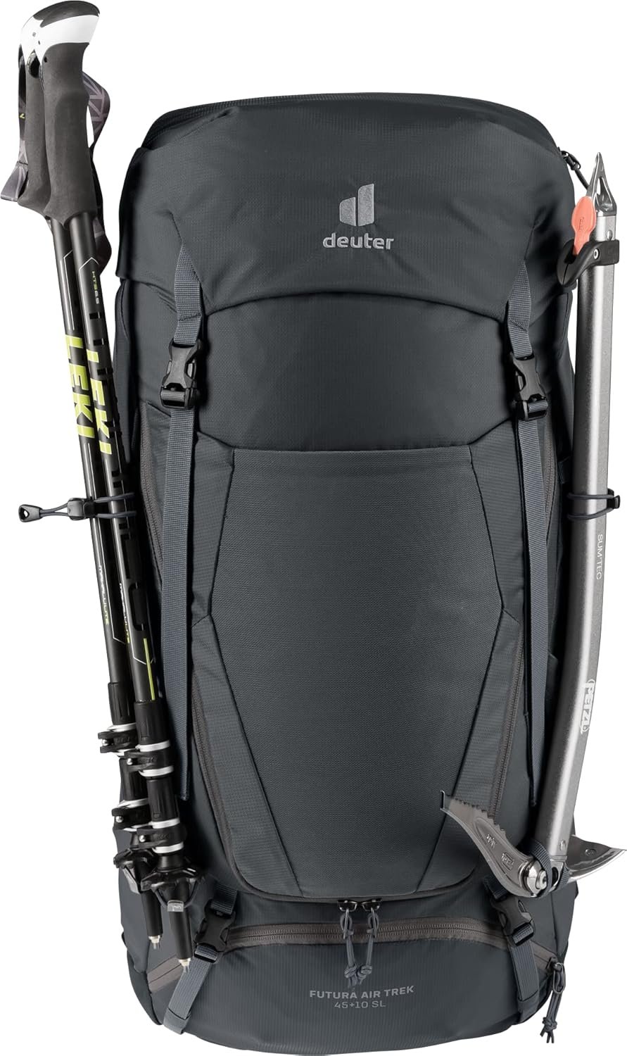 Рюкзак Deuter Futura Air Trek 45+10 SL (3402021 5574) Черно-графитовый, фото №6