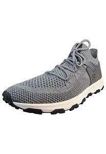 Чоловічі напівчеревики Timberland сірого кольору synthetic.ua - Фото 1