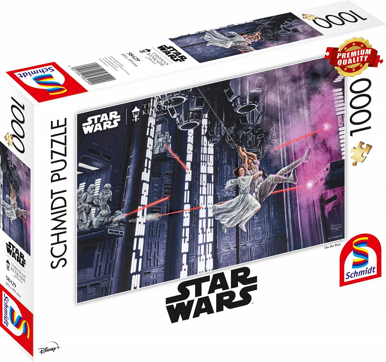 Пазл Schmidt Spiele Thomas Kinkade Star Wars On The Run 1000 деталей, фото №5