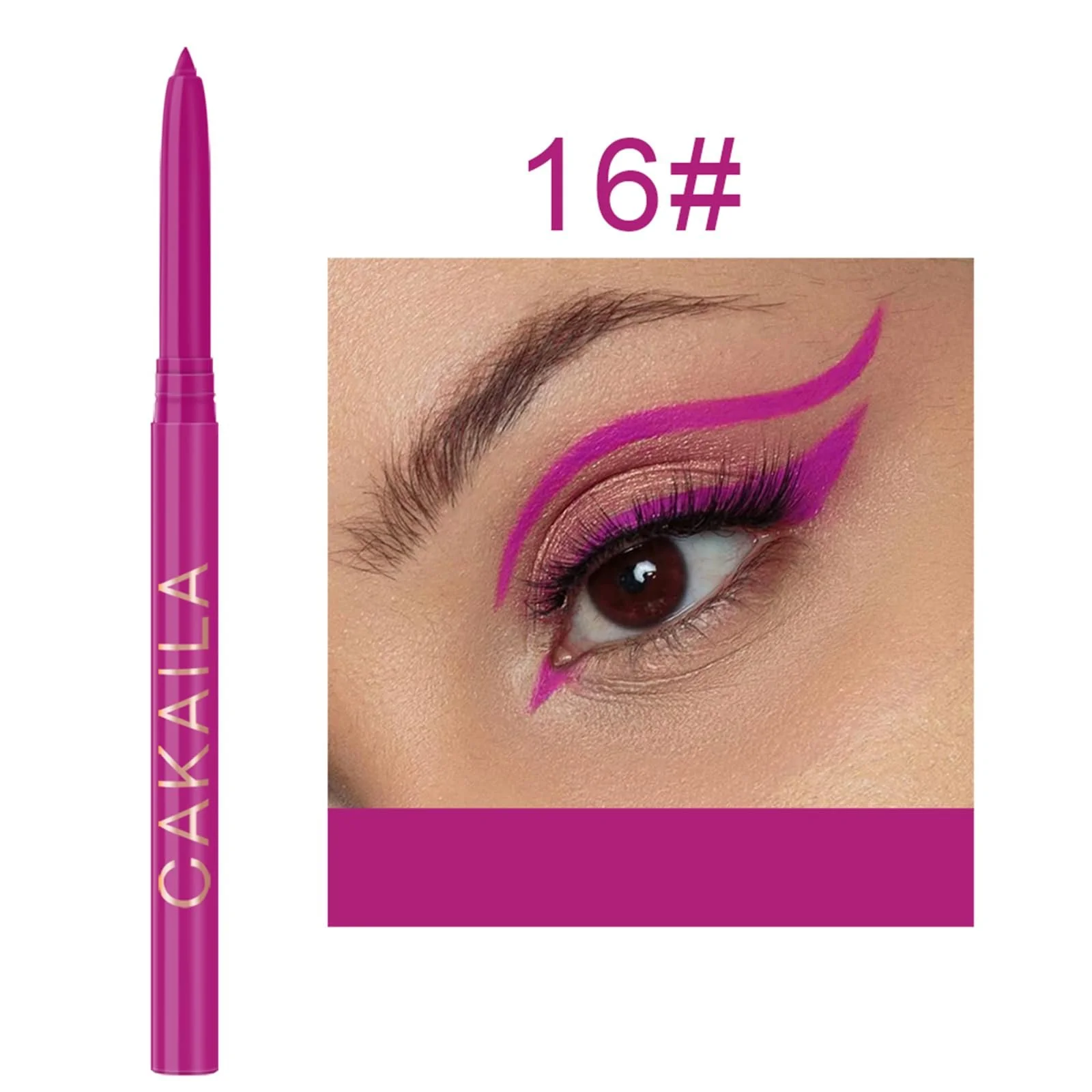 Кремовий Гель-Підводка для очей 18 кольорів, Стійкий, фото №4