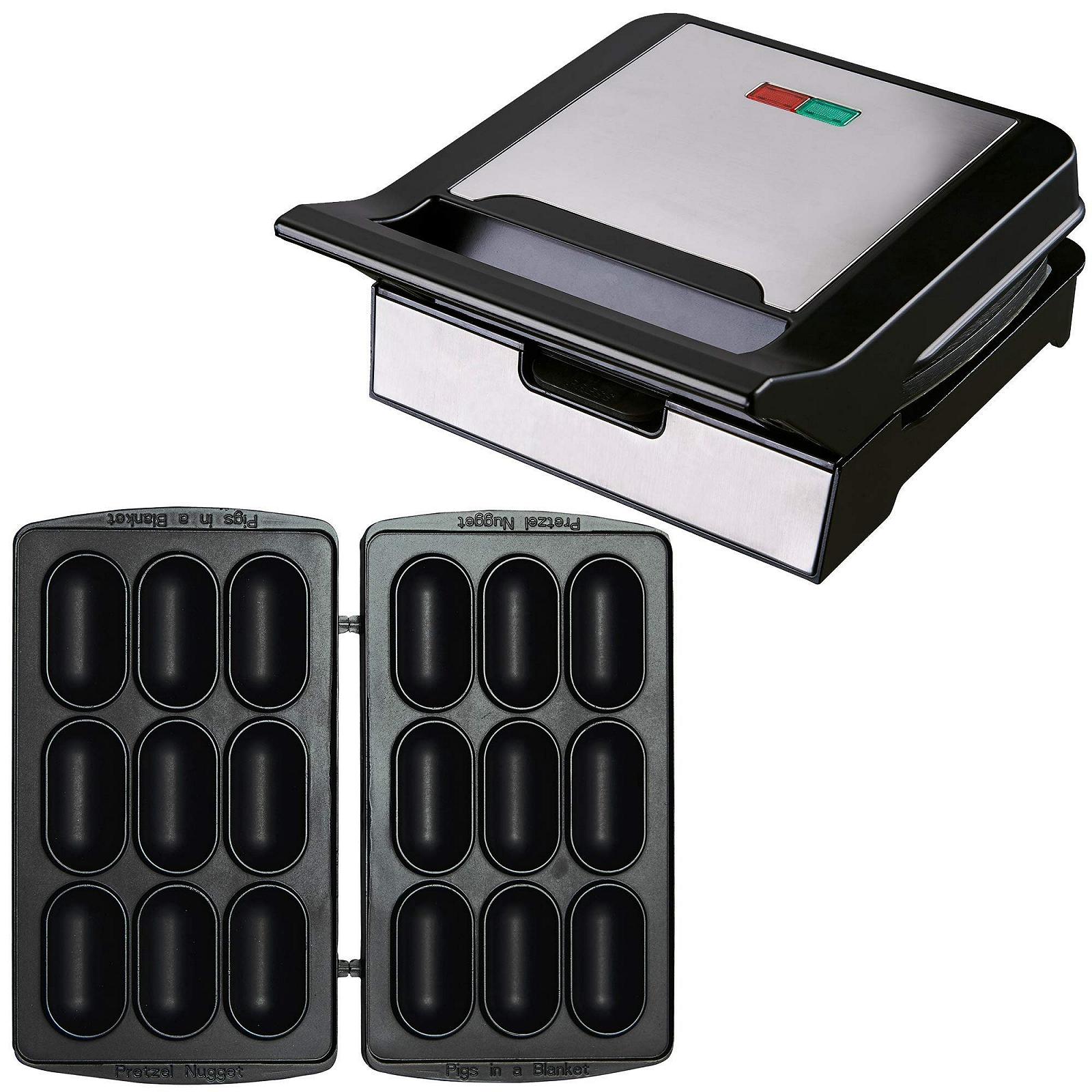 Прибор для приготовления кренделей Syntrox Germany MM-1400W с съемными формами для выпечки, фото №3
