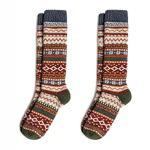 Гольфы lavendel 2 пары, этнические шерстяные, женские - теплые мягкие гольфы - идеально подходят для катания на лыжах - Фото 1