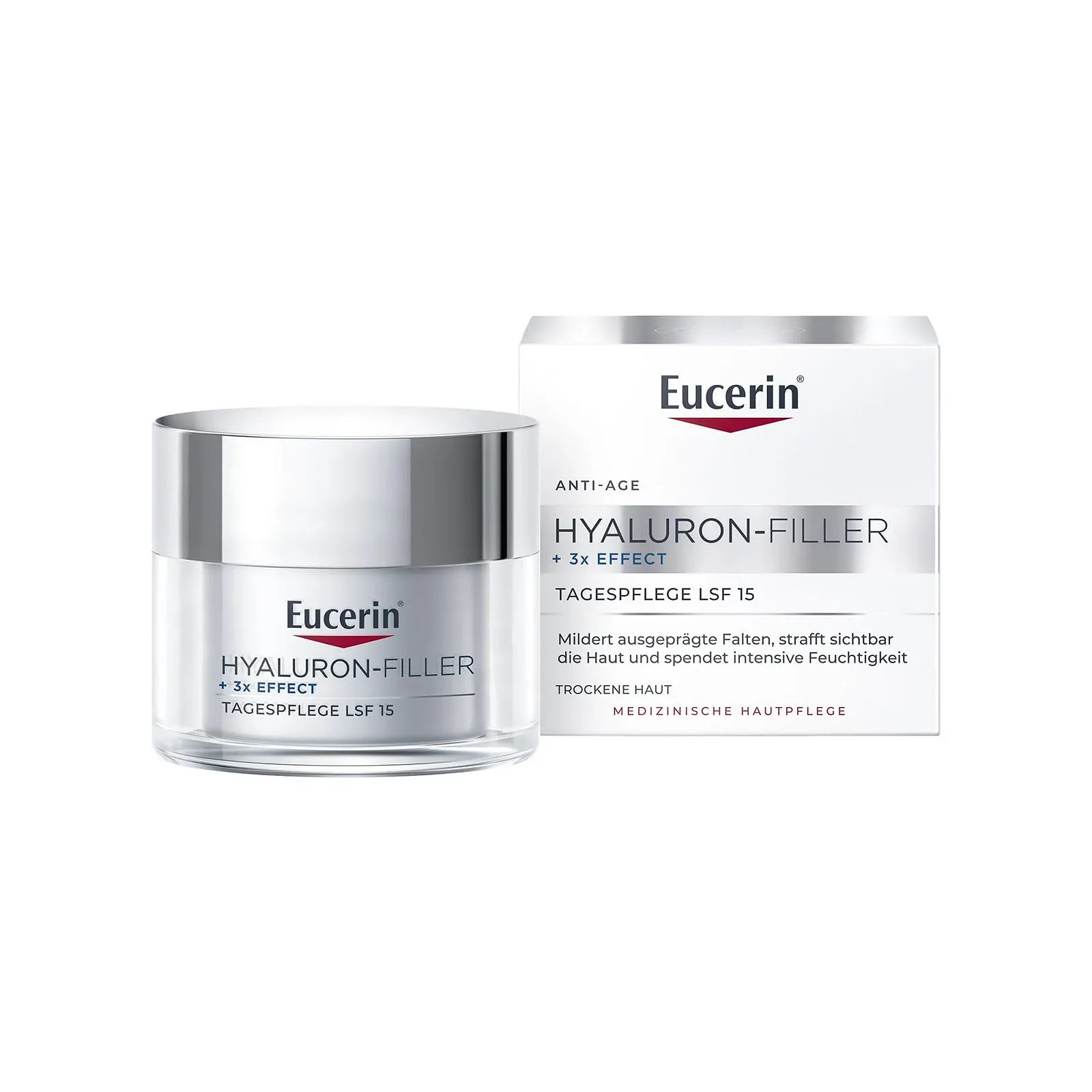 Денний крем Eucerin Hyaluron-Filler Renewal Cream для сухої шкіри 50 мл / 1.7 oz, фото №1 Денний крем Eucerin Hyaluron-Filler Renewal Cream для сухої шкіри 50 мл / 1.7 oz, фото №1