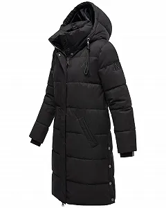 Пальто Navahoo Winter Dance 14, стеганое, зимнее, теплое, с высоким воротником и съемным капюшоном synthetic.ua - Фото 1