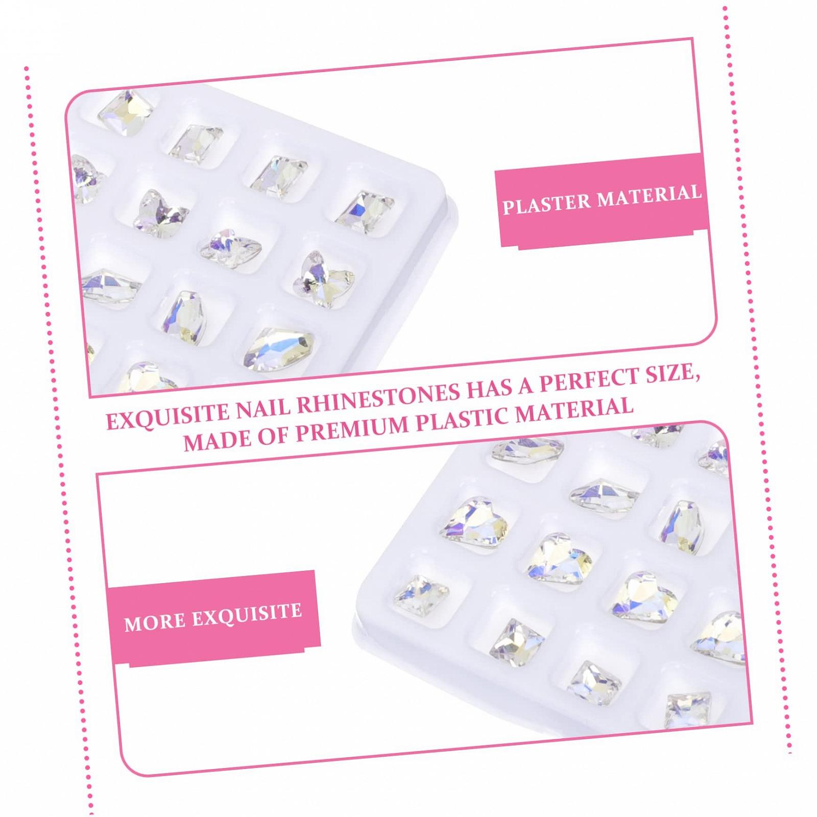 Стрази для нігтів FRCOLOR, 200 шт, кольорові, плоскі, фото №8