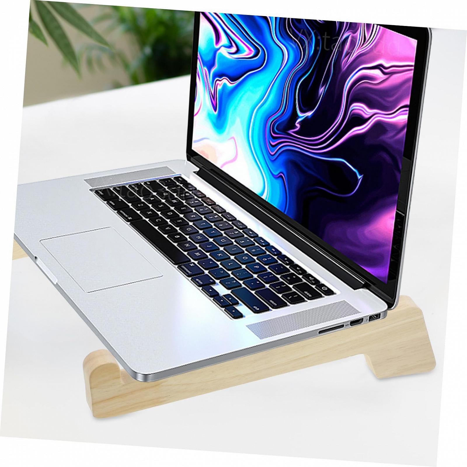 Подставка для ноутбука деревянная Artibetter Регулируемая по высоте (2 шт.), фото №8