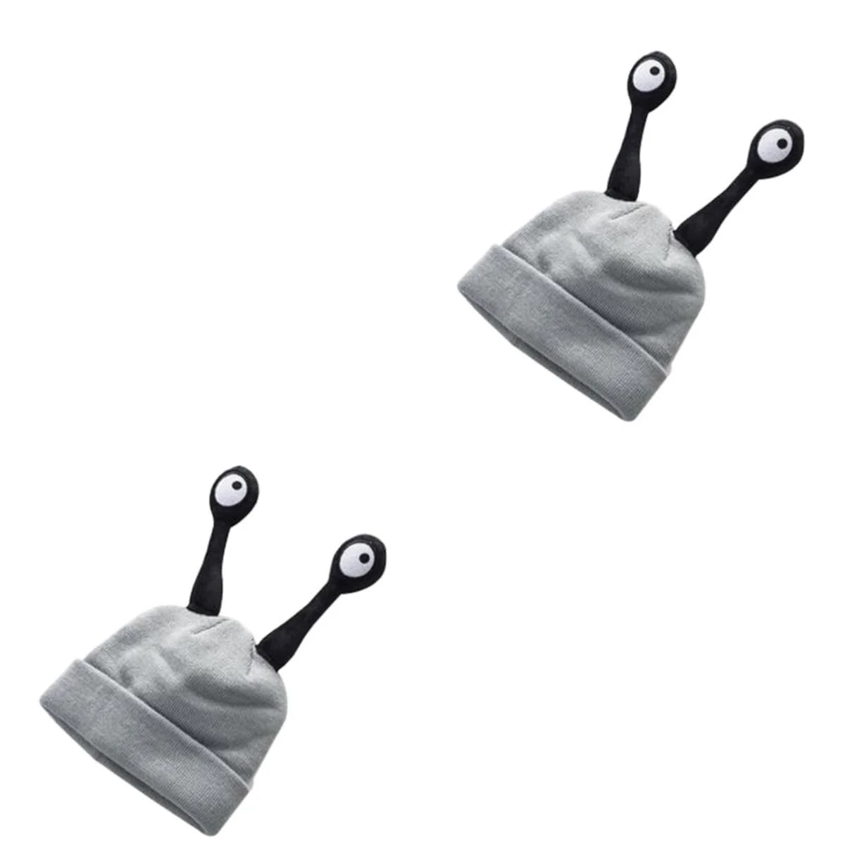 В'язана Шапка WRITWAA Дитяча Равлик Beanie 2шт В'язані Для Дітей Світло-Сірий, фото №6