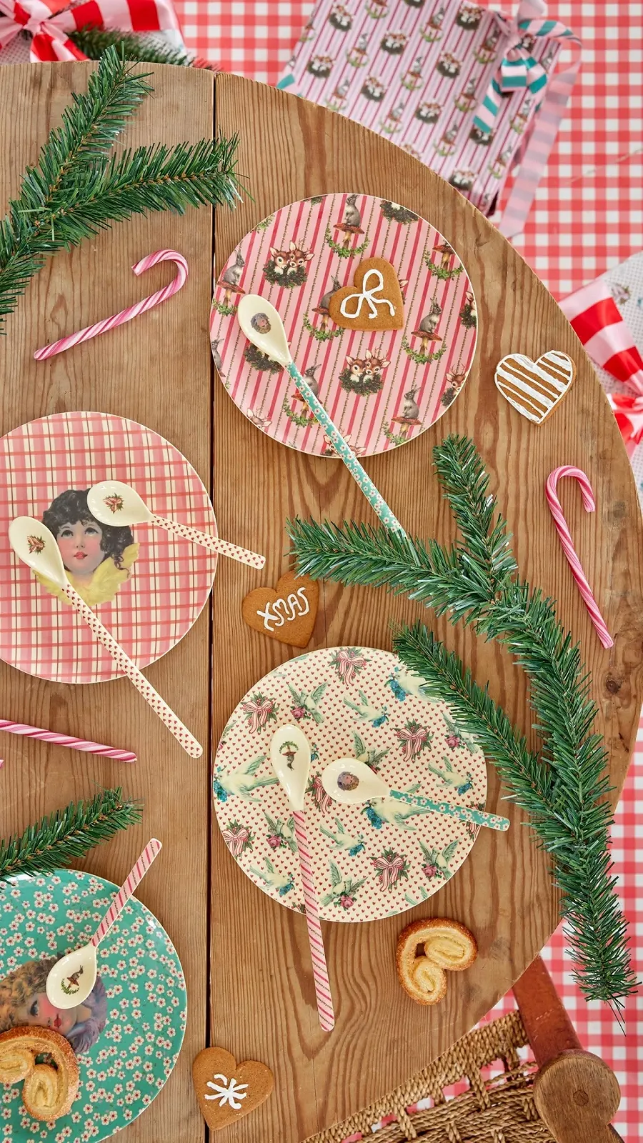 Ложки для рису Rice Меламін Набір з 6 шт. Різдвяний принт, фото №3 Ложки для рису Rice Меламін Набір з 6 шт. Різдвяний принт, фото №3