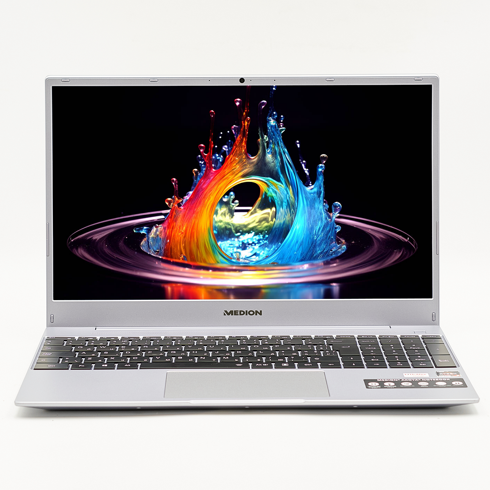 Ноутбук Medion E15303 Ryzen 5 4500U ОЗУ 16 ГБ SSD 1 ТБ AMD Graphics Метал Win10, фото №1