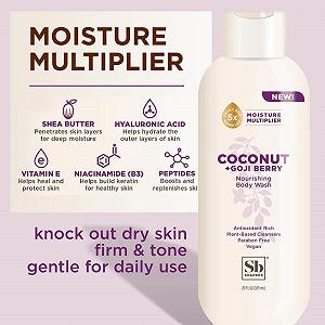 Гель для душу Soapbox Coconut & Goji Berry З маслом ши Веганський Набір з 2 шт по 20 унцій synthetic.ua - Фото 1