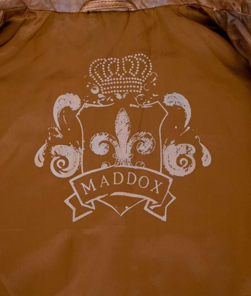 Шкіряне пальто MADDOX Lamb Nappa Cередній коричневий античний, фото №6 Шкіряне пальто MADDOX Lamb Nappa Cередній коричневий античний, фото №6