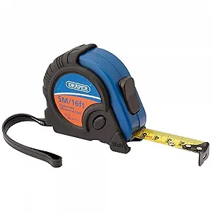 Рулетка Draper Professional 5M/16ft Черный и 5 м/16 футов - Фото 1