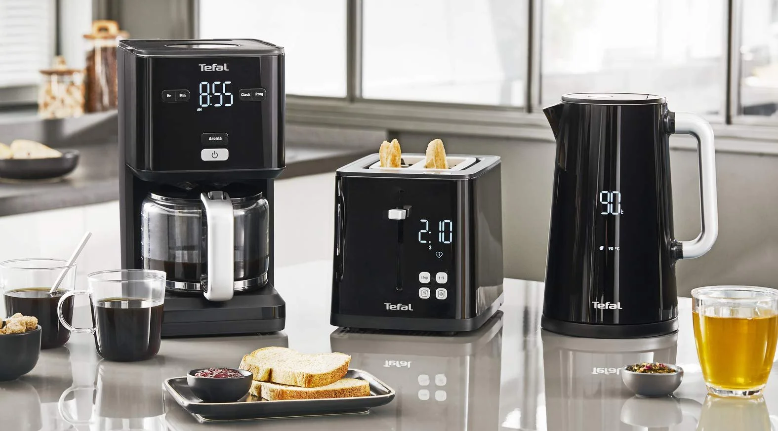 Тостер Tefal Smart & Light TT640810 Цифровой с термостатом, 7 положений, Черный, фото №13