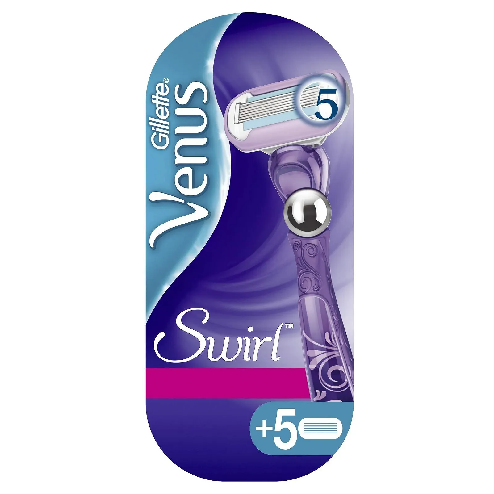 Бритва Gillette Venus Swirl 6 кассет, фото №1