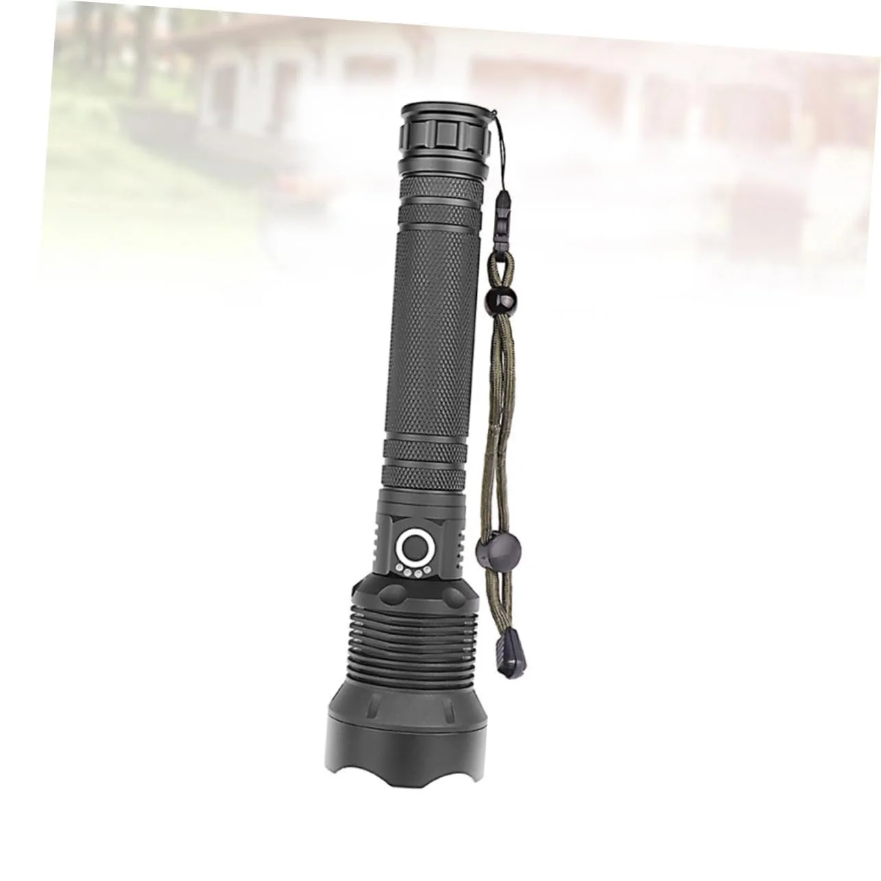 Ліхтар Vaguelly USB акумуляторний, високоякісний, для використання на відкритому повітрі з цифровим дисплеєм, алюмінієвий сплав, телескопічний зум, компактний та міцний для кемпінгу, походів, надзвичайних ситуацій та універсальний, фото №7