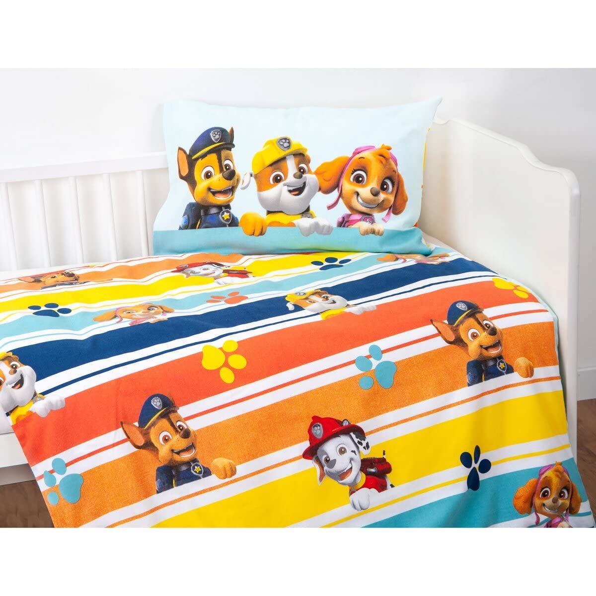 Комплект постільної білизни Herding Paw Patrol Наволочка 40 x 60 см Підодіяльник 100 x 135 см Різнобарвний, фото №4