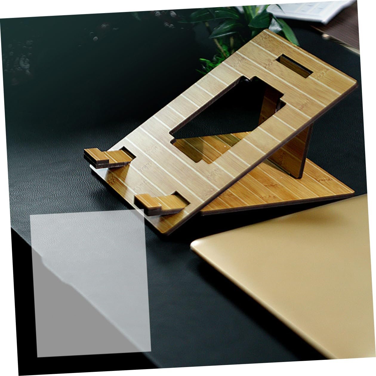 Підставка для ноутбука дерев'яна NOLITOY портативна легка, фото №7