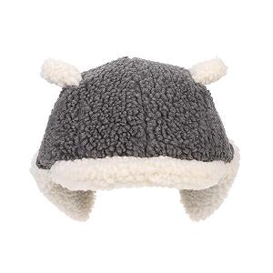 Шапка зимова флісова ITODA для дівчаток та хлопчиків, тепла, потовщена, з ремінцем на підборідді, м'яка, для активного відпочинку synthetic.ua - Фото 1