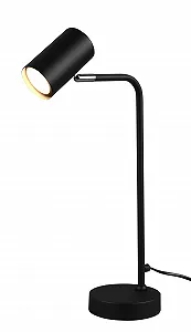 Настільна лампа Trio Leuchten Marley 512400132 металева 1x GU10 чорна матова - Фото 1