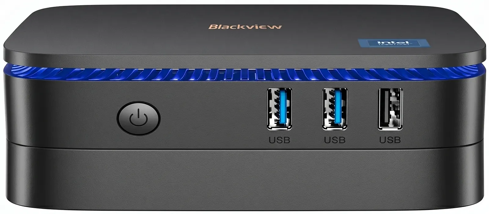 Міні ПК Blackview MP60 / Intel Celeron N5095 / RAM 16GB / SSD 512GB / 2 x HDMI / LAN / Wi-Fi 5 / Bluetooth 4.2 / Windows 11 / Чорний, фото №2