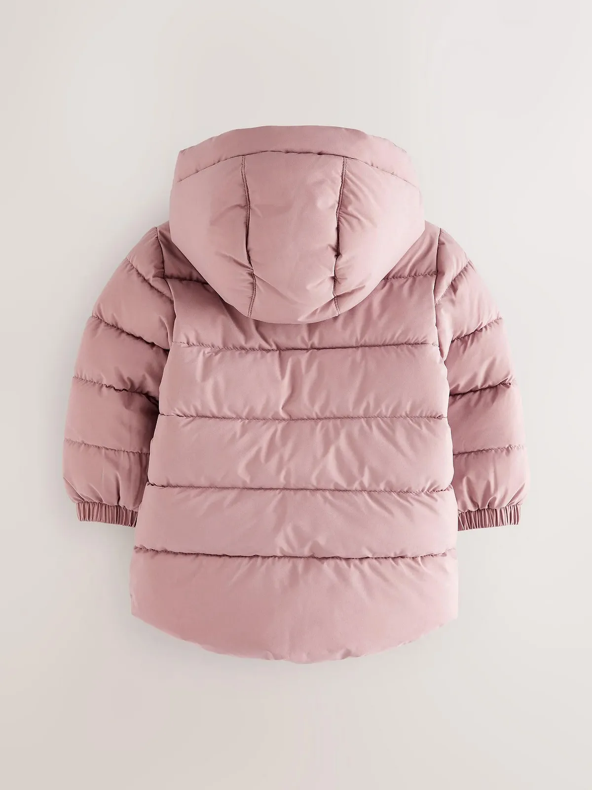 NEXT Водовідштовхувальне стьобане пальто з капюшоном та флісовою підкладкою для дівчинки, фото №4