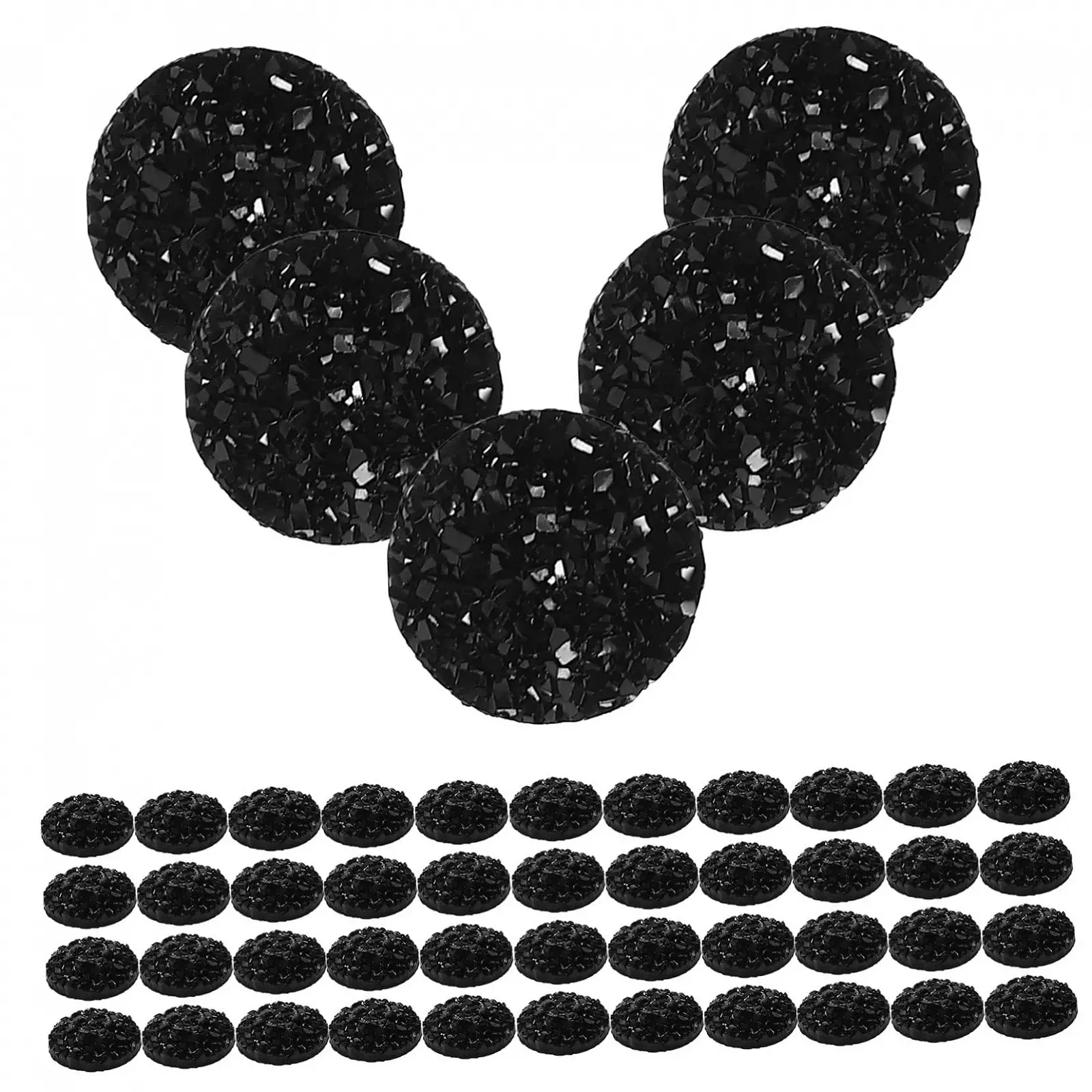 Стрази Healvian Плоска основа 500 шт. Блискучі для DIY рукоділля, прикрас та творчих проєктів для нейл-арту та декорацій, фото №9