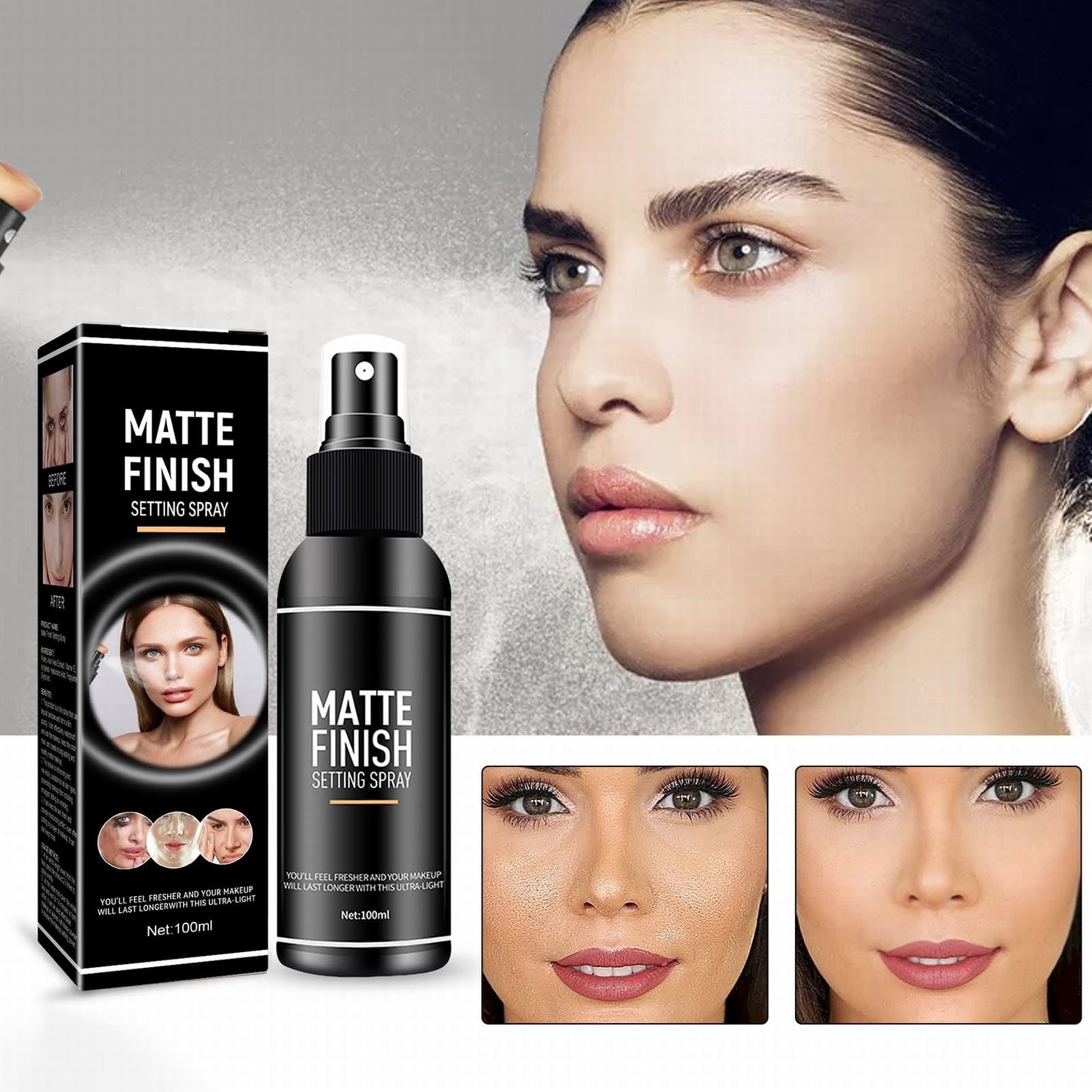 Спрей для фіксації макіяжу Beauty Matte Moisturising 100 мл, фото №2