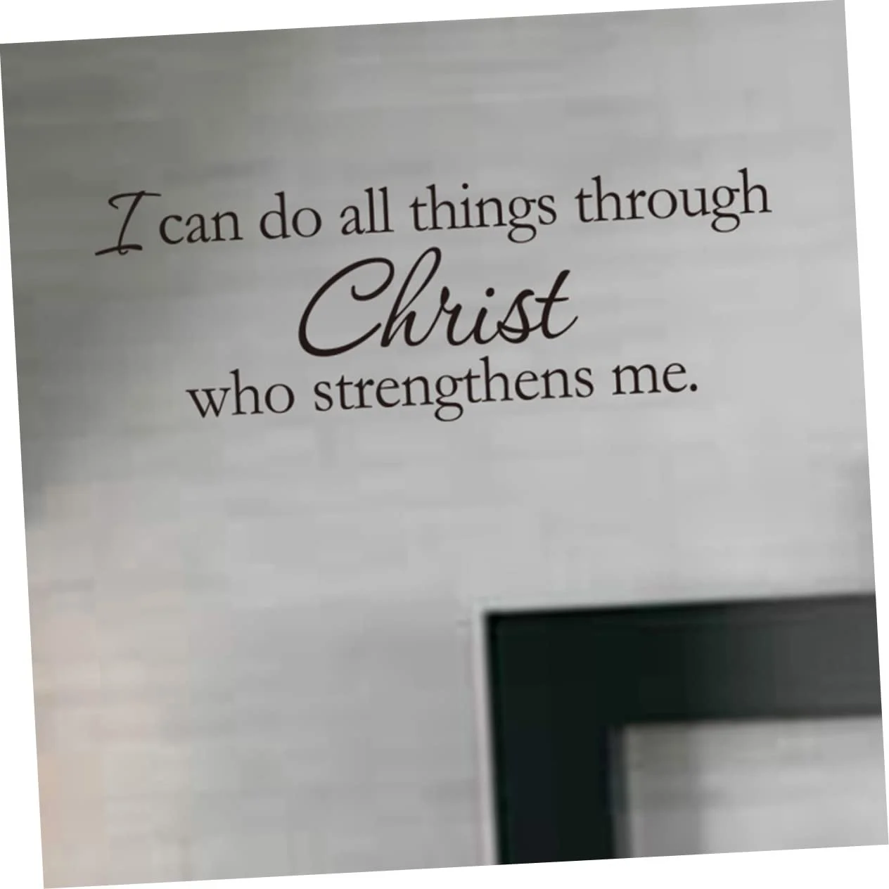 Наклейка на стіну BESTonZON Things Through Christ Bible Знімна PVC, фото №8 Наклейка на стіну BESTonZON Things Through Christ Bible Знімна PVC, фото №8