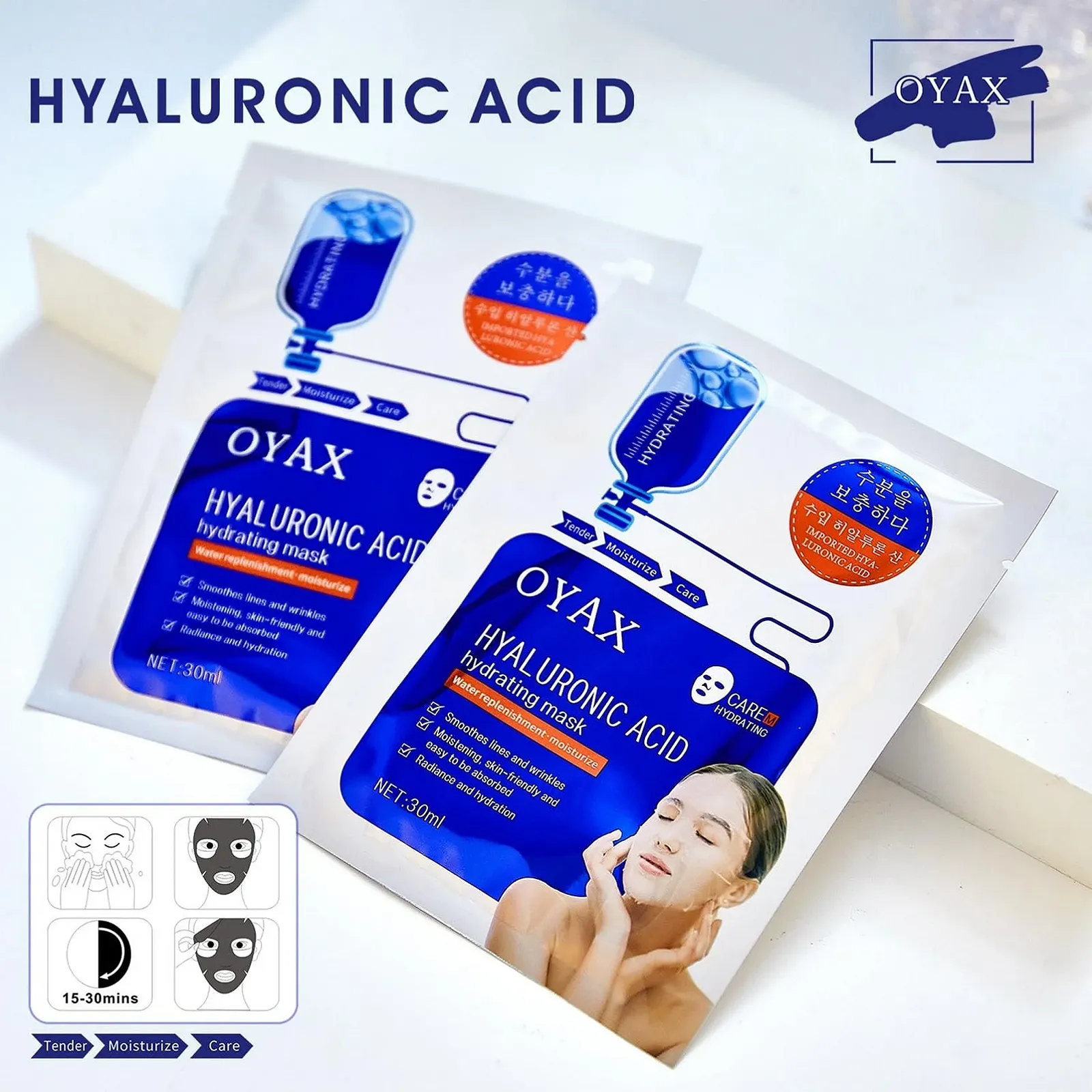 Тканинна Маска для Обличчя Hyaluron Hydra Bomb, фото №8