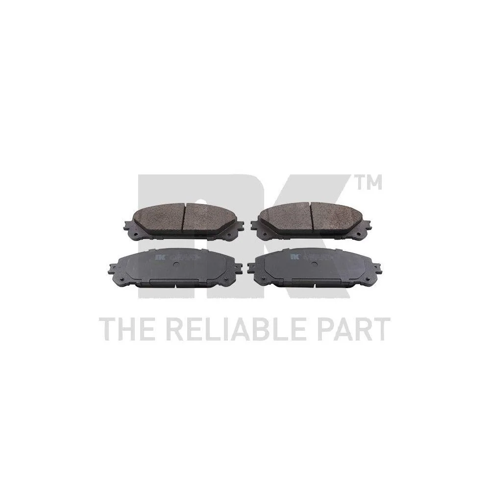 Комплект гальмівних колодок дискового гальма NK 2245107 для TOYOTA LEXUS передня вісь, фото №1 Комплект гальмівних колодок дискового гальма NK 2245107 для TOYOTA LEXUS передня вісь, фото №1