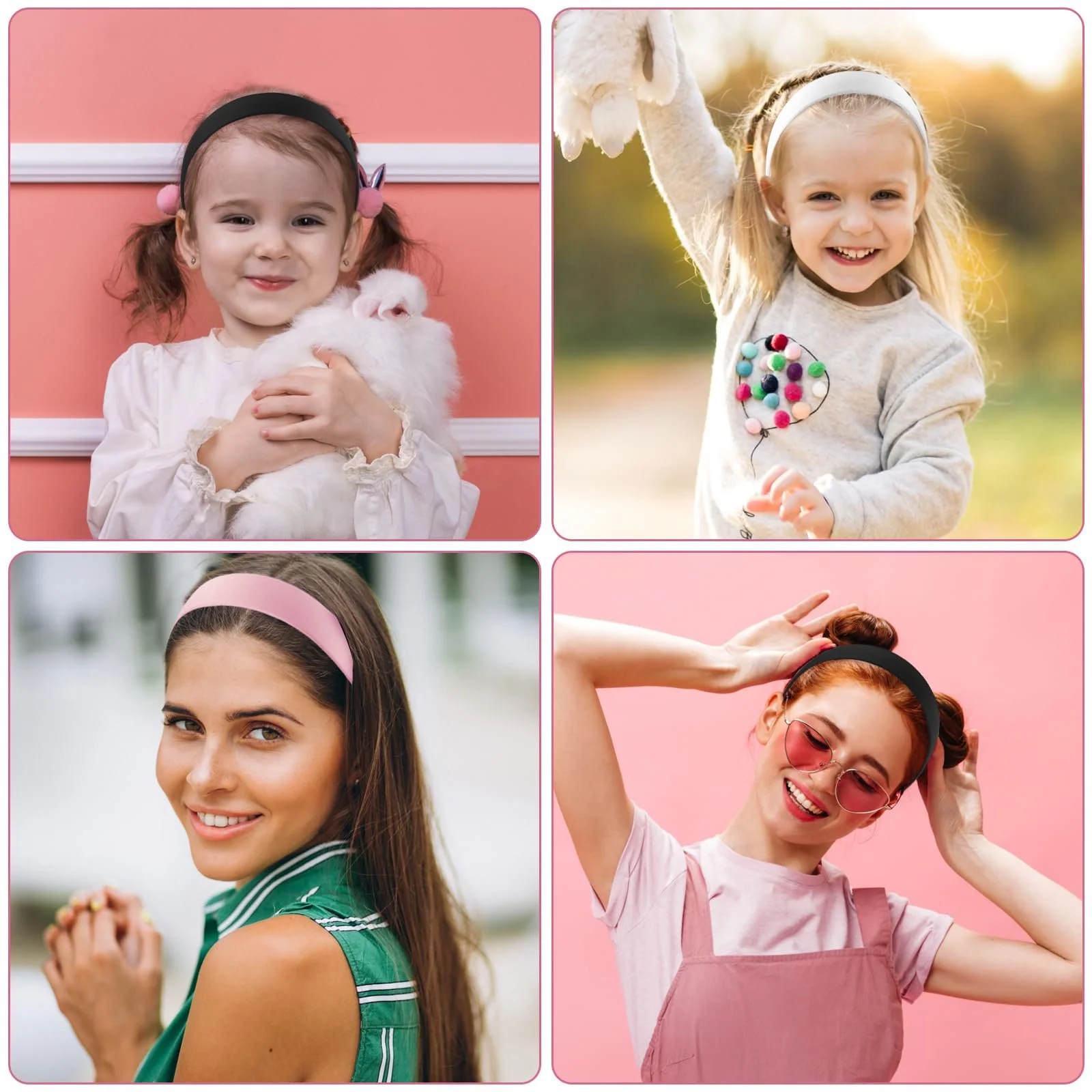 Обруч Sibba Тканинний Пластиковий Різнокольоровий, фото №4